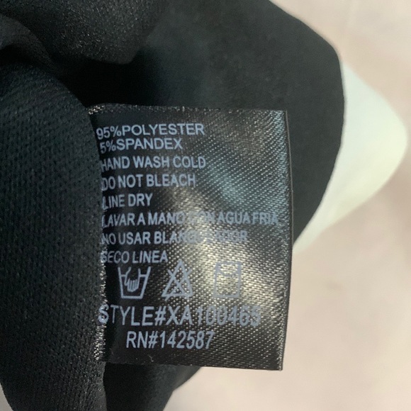 Xtaren Black & White Colour-block Bondage Dress US Size Small - Picture 8 of 8